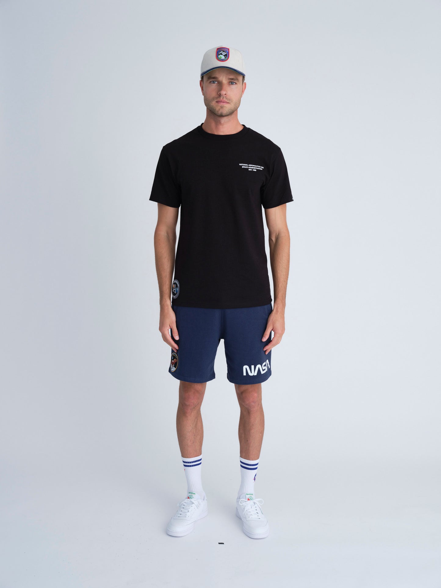 NASA Printed T-Shirt (Black)