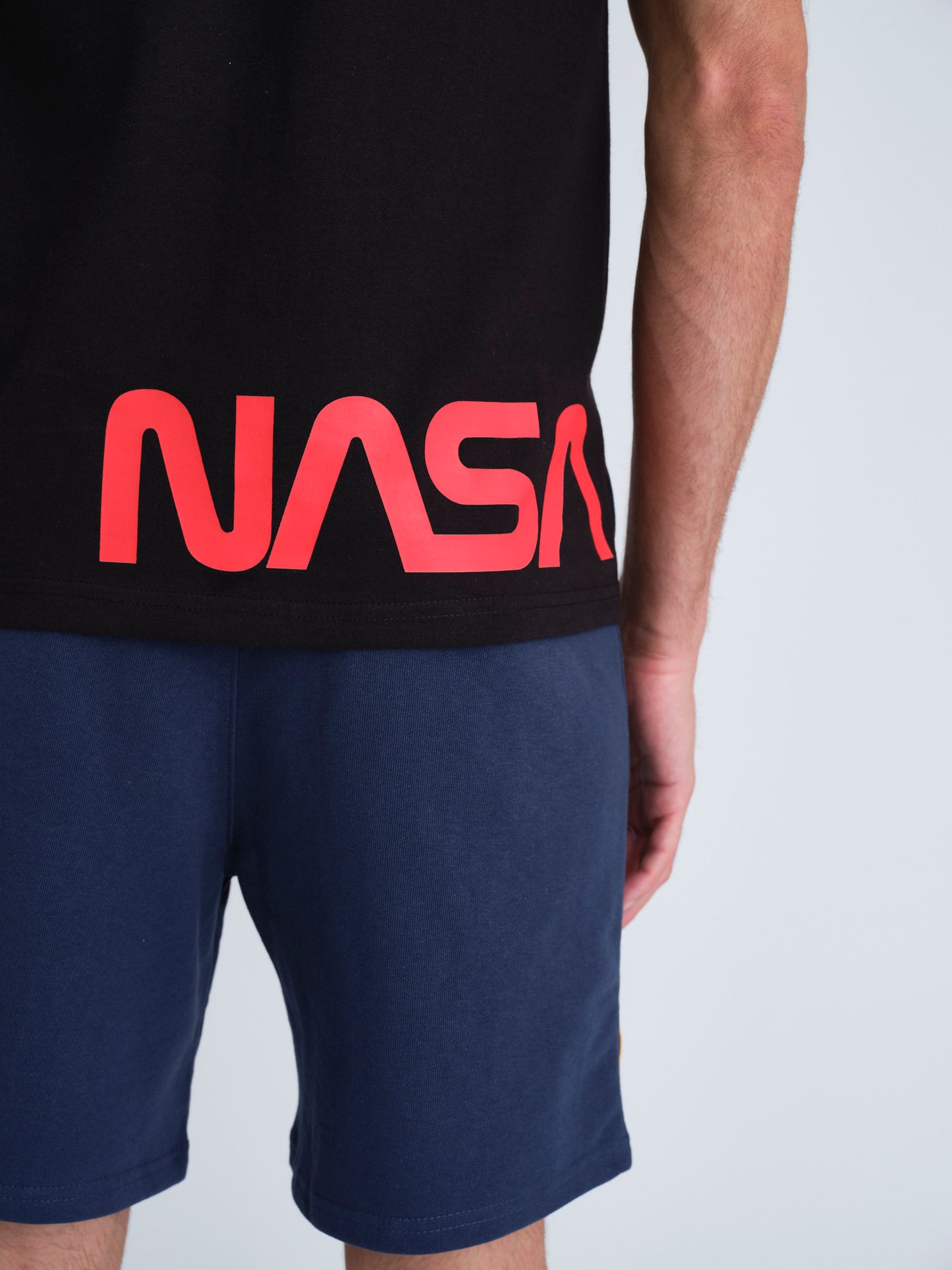 NASA Printed T-Shirt (Black)