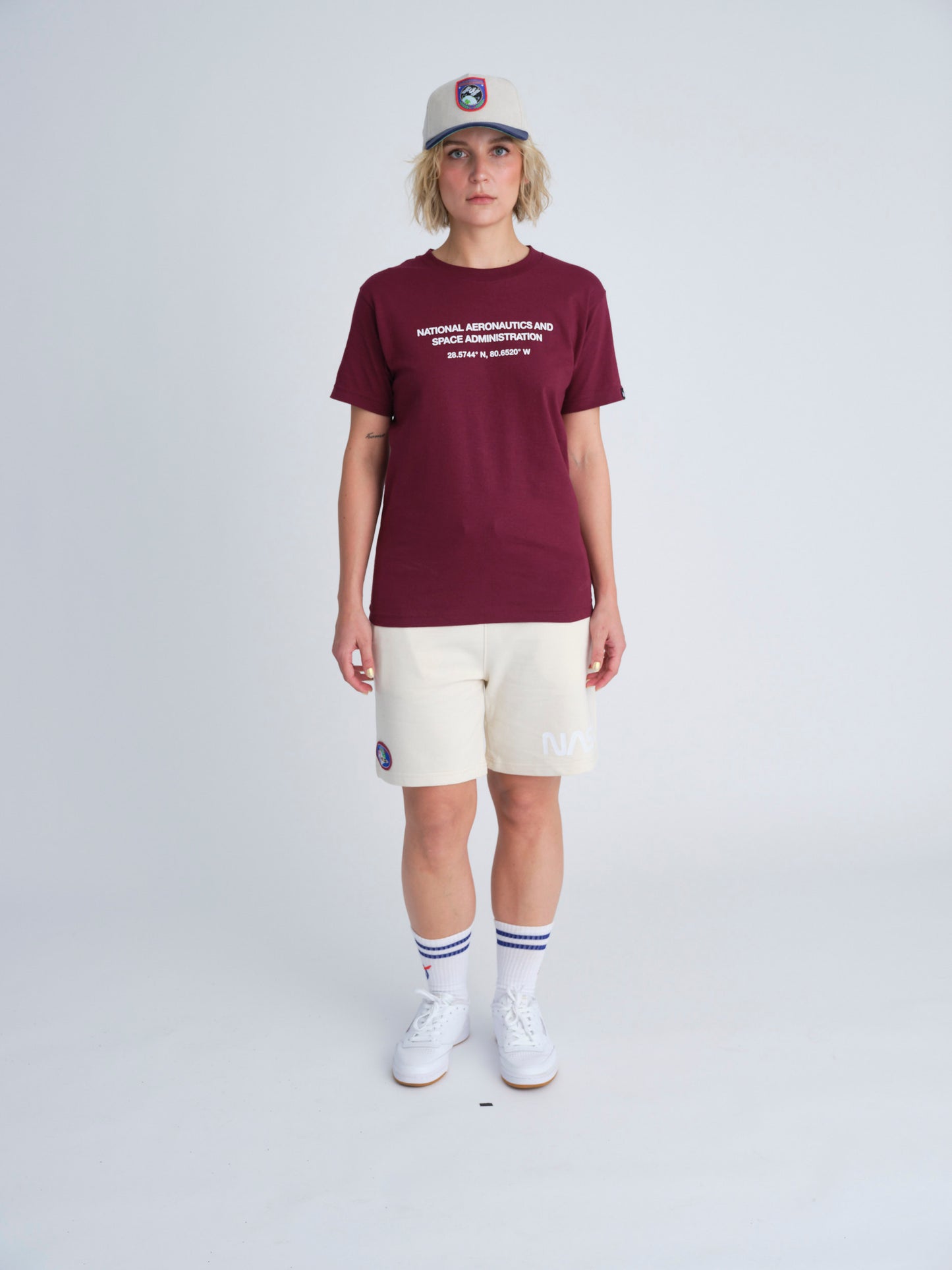 NASA Printed T-Shirt (Maroon)