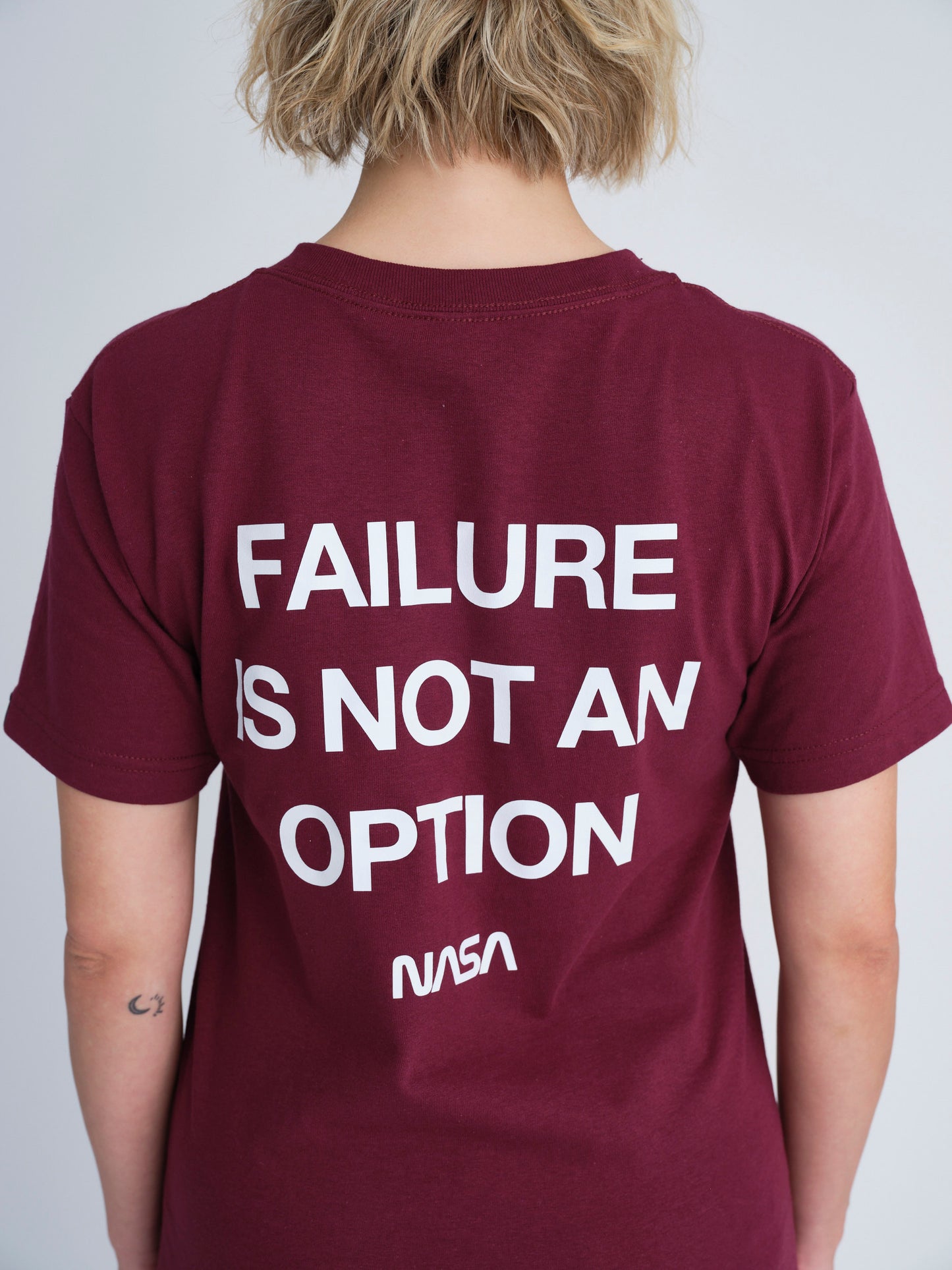 NASA Printed T-Shirt (Maroon)