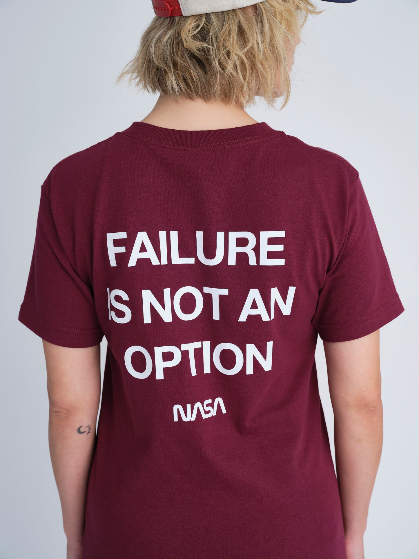NASA Printed T-Shirt (Maroon)