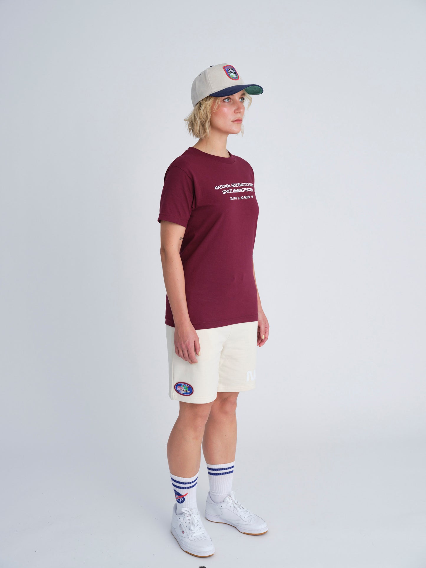 NASA Printed T-Shirt (Maroon)