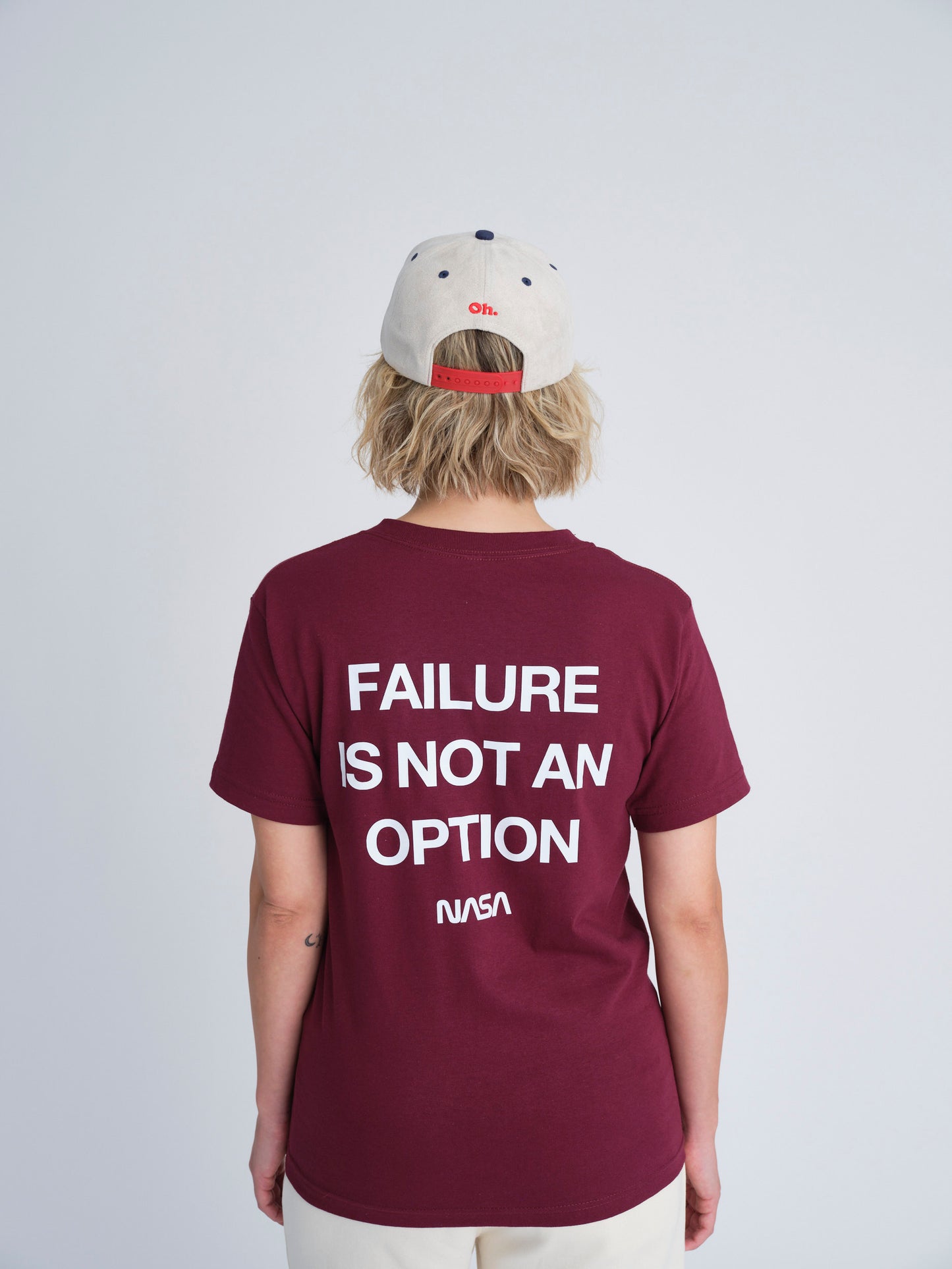 NASA Printed T-Shirt (Maroon)