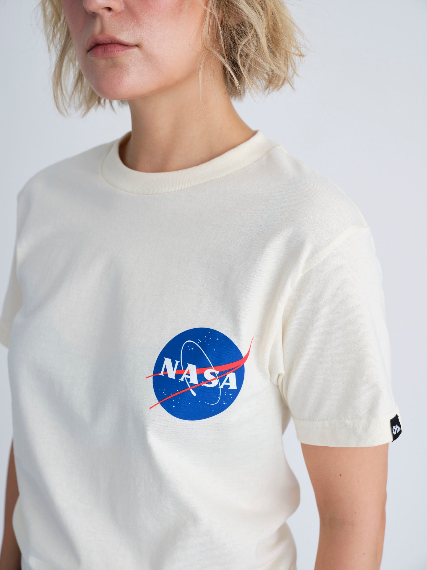 NASA Printed T-Shirt (Cream)