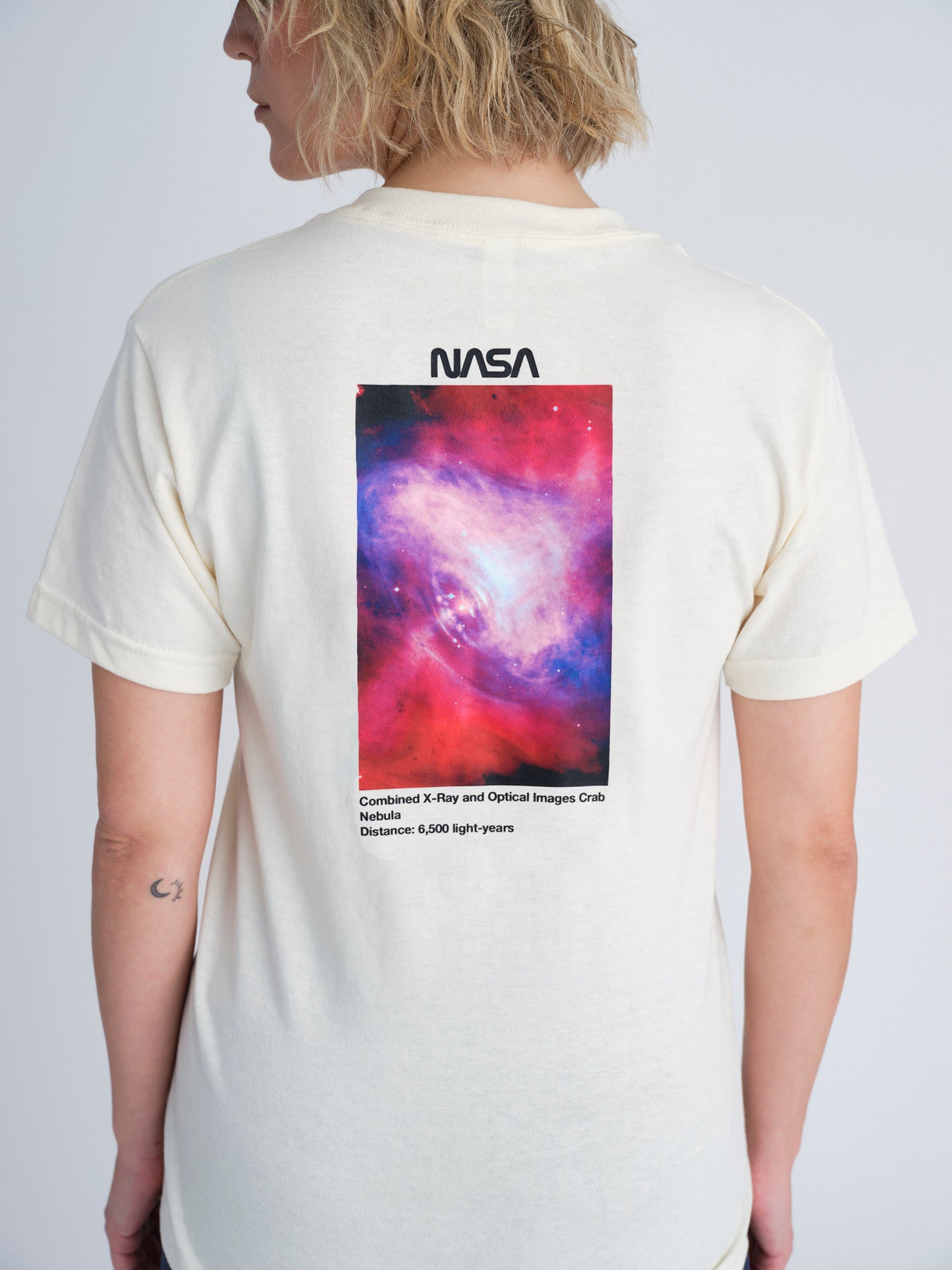 NASA Printed T-Shirt (Cream)