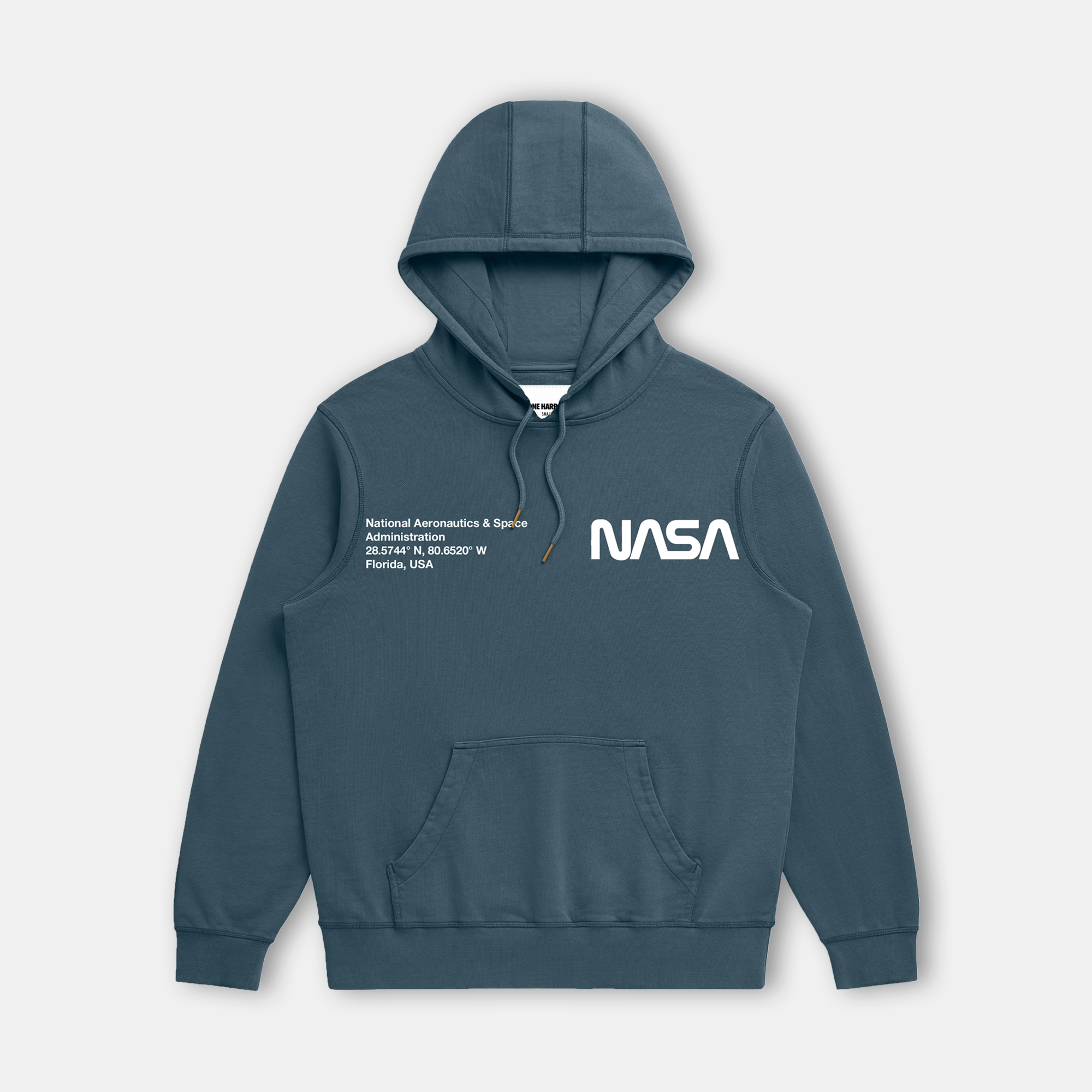 NASA Printed Hoodie (Seaside Blue)