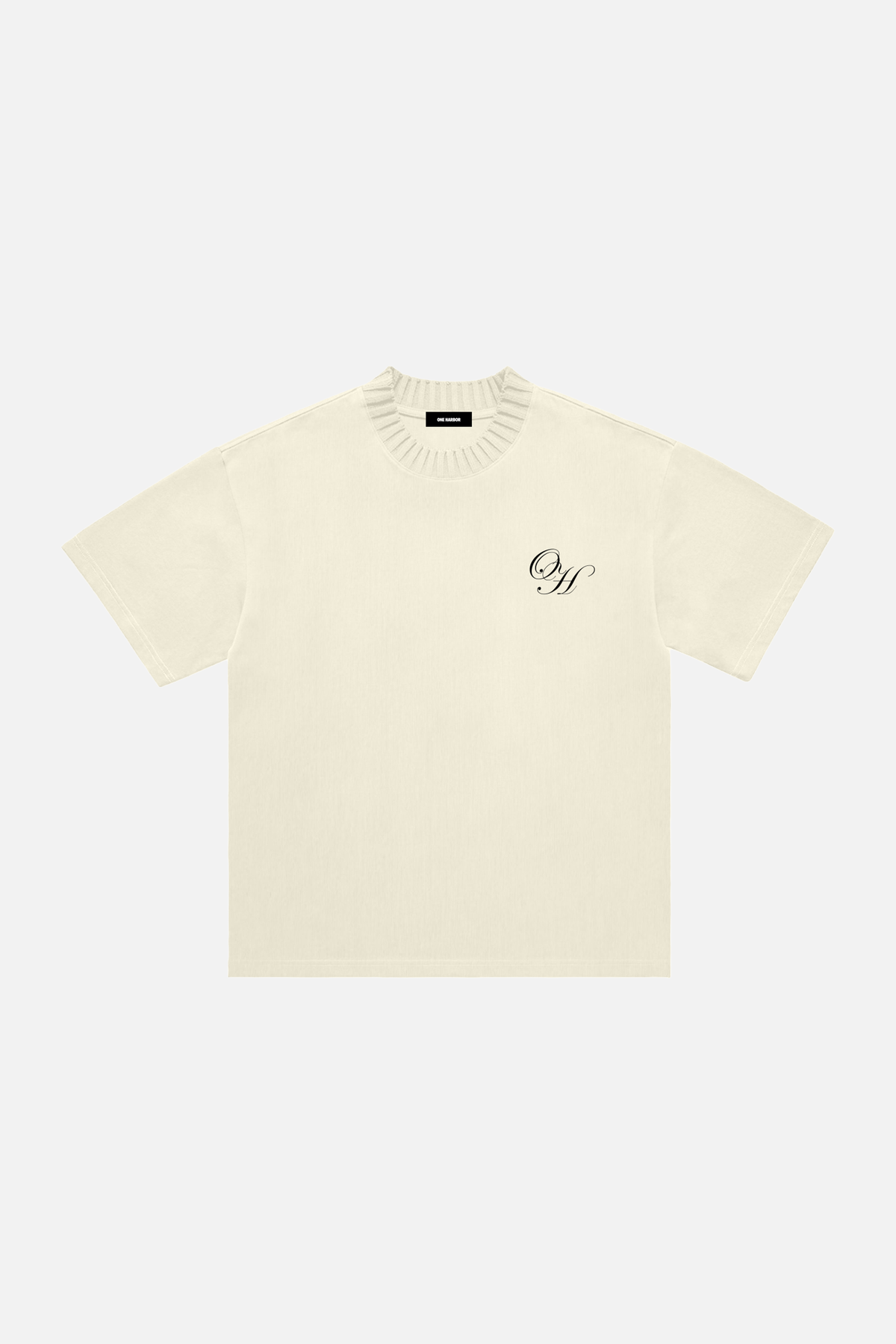 Heavyweight Knitted Round Neck T-Shirt
