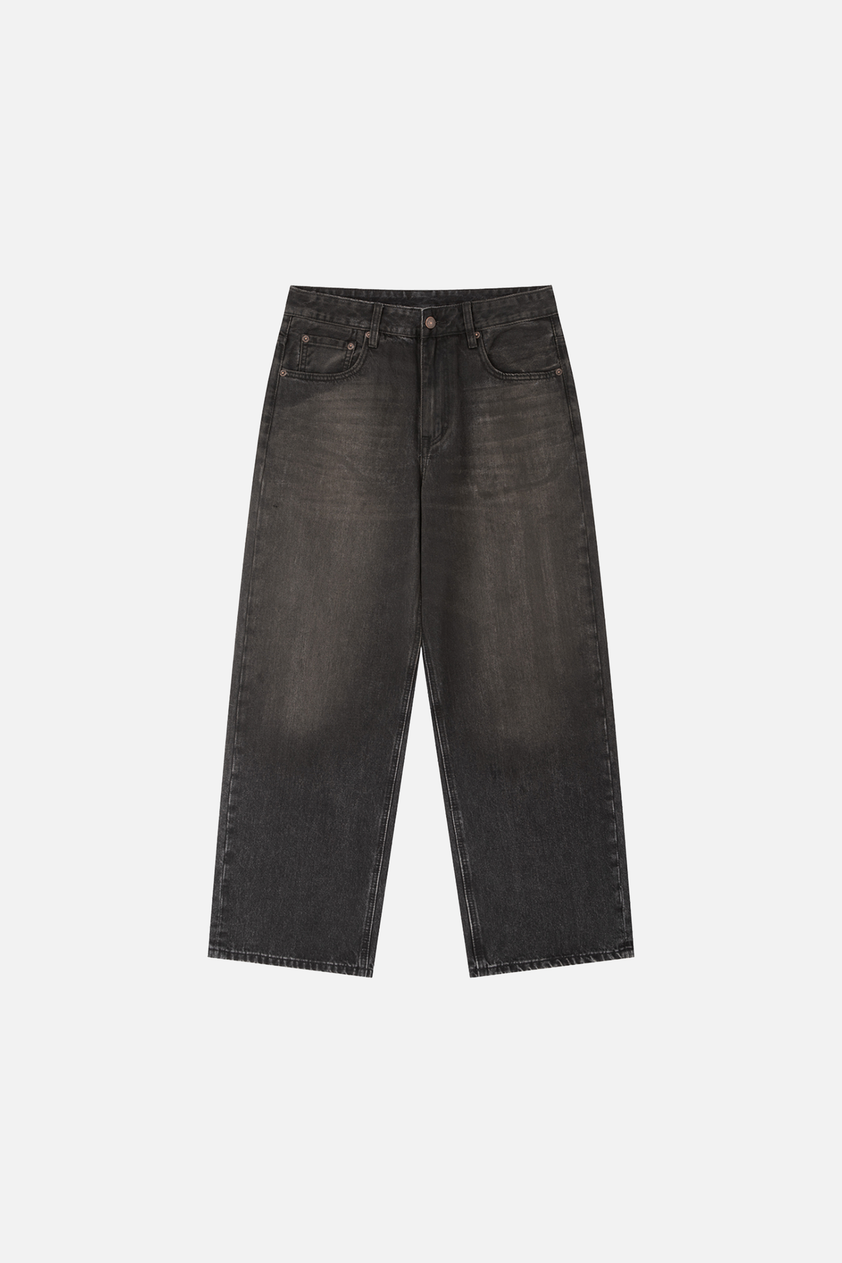 Vintage Wash Heavyweight Denim Jeans