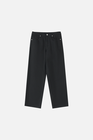 Heavyweight Cotton Straight-Leg Pants