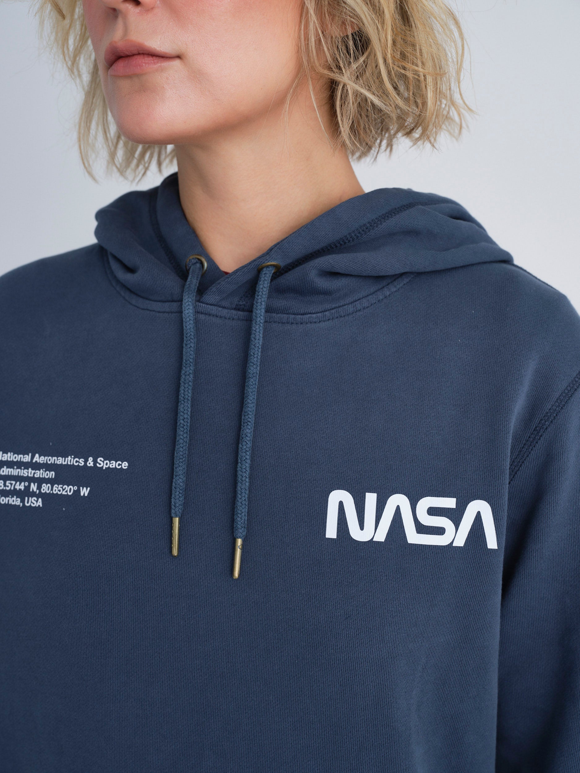 NASA Printed Hoodie (Seaside Blue) – ONE HARBOR