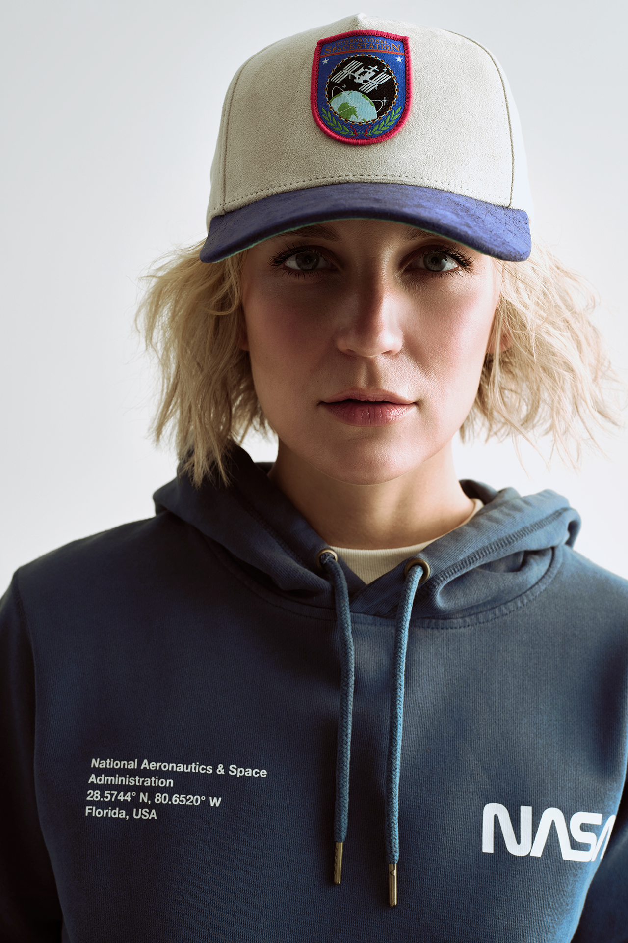 International Space Station Hat - detail