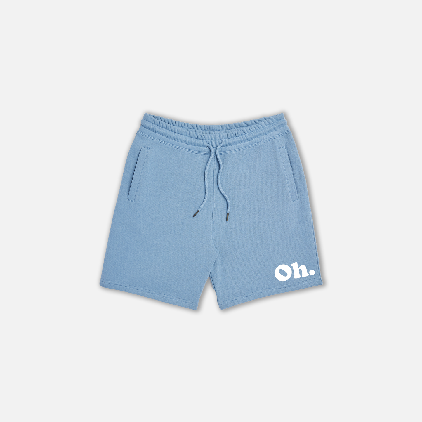 Classic Logo Shorts-Cloudy Blue