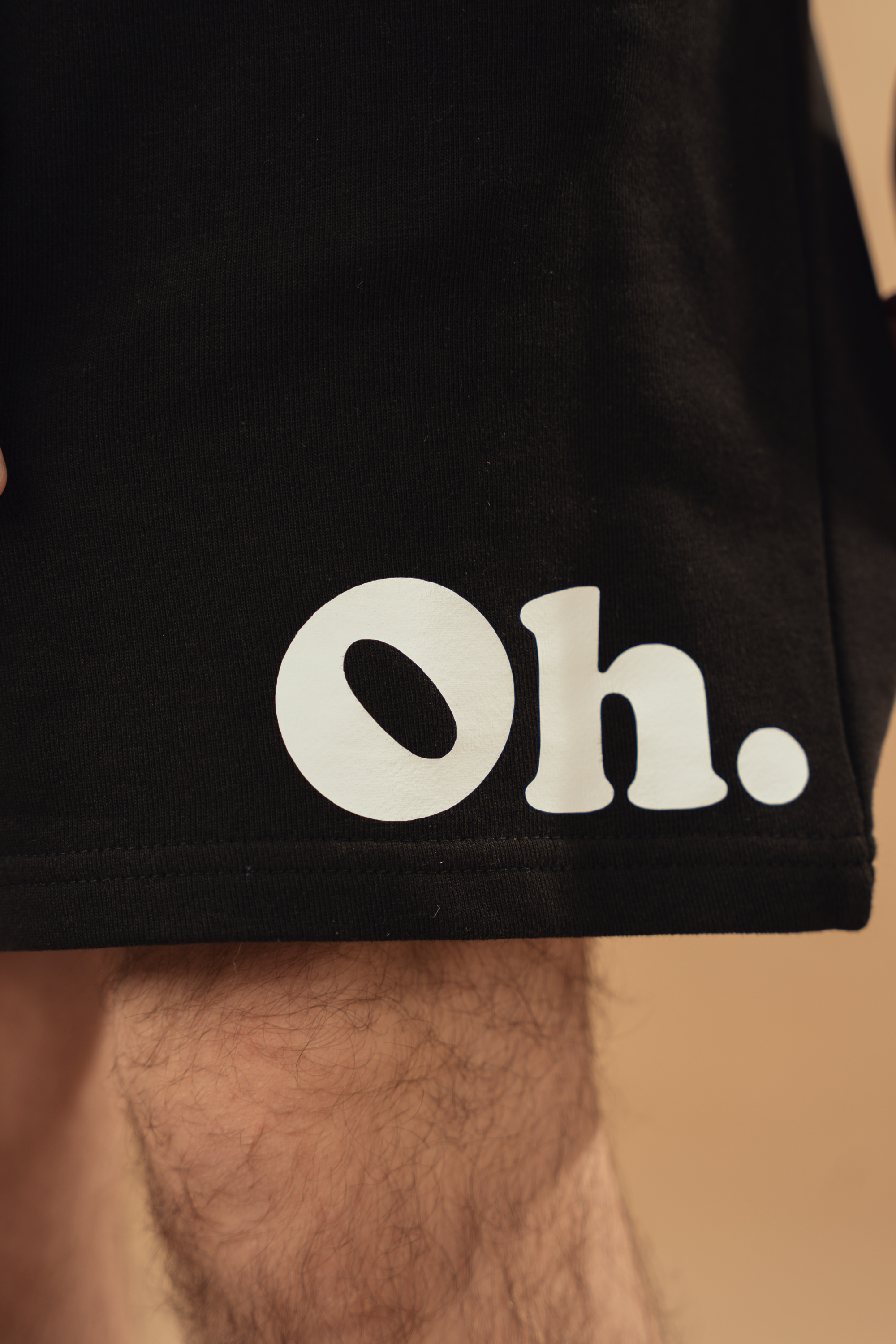 One Harbor Classic Logo Shorts - Black detail