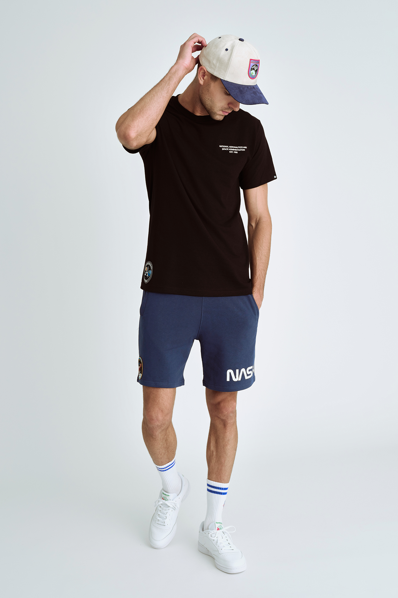 NASA Printed T-Shirt (Black)