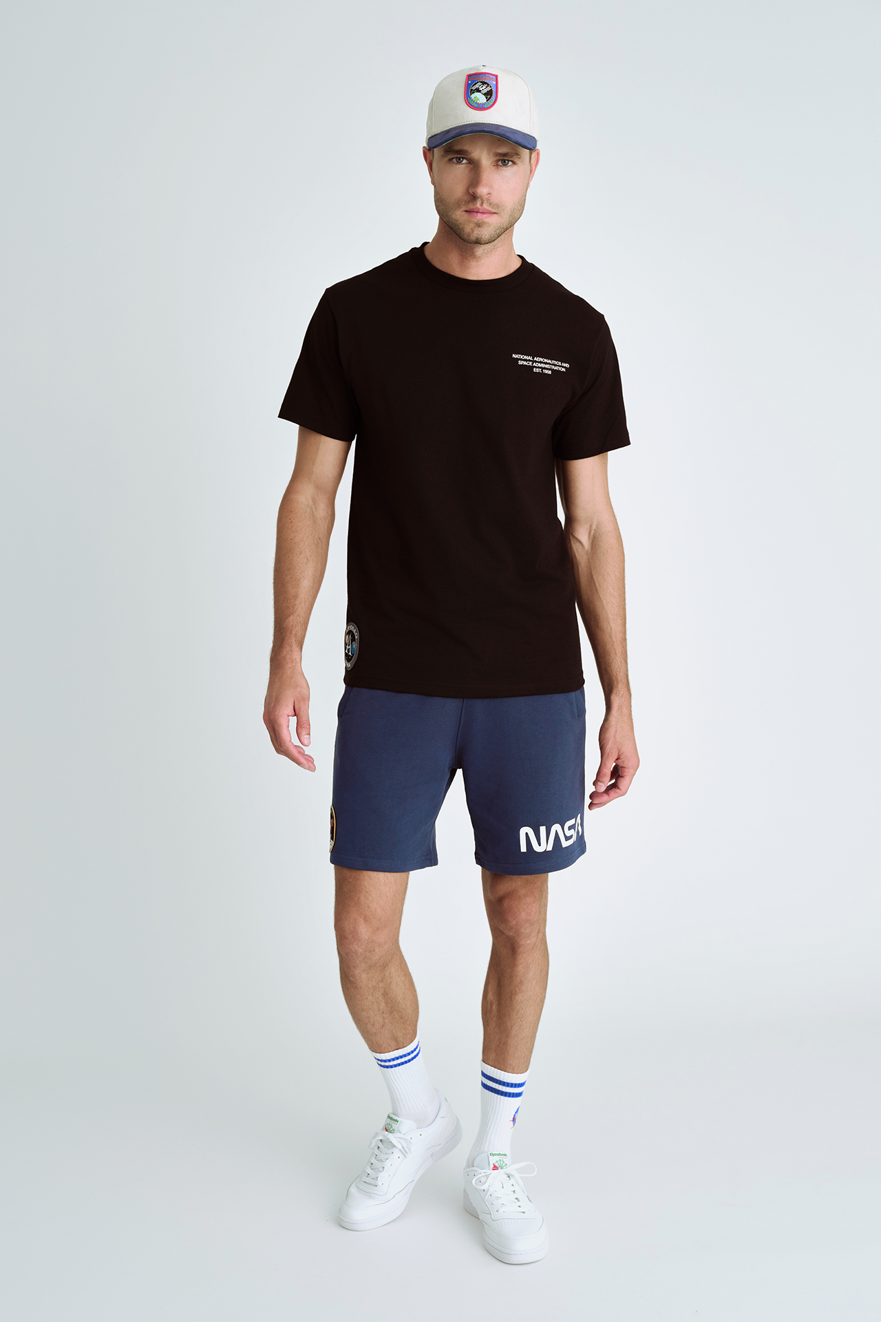 NASA Printed T-Shirt (Black)