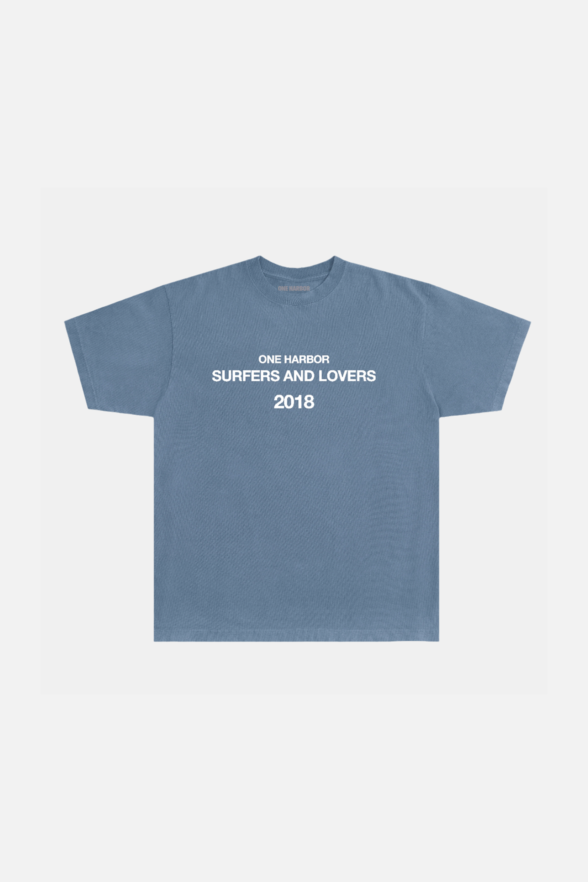One Harbor Surfers and Lovers Tee - Moss Green