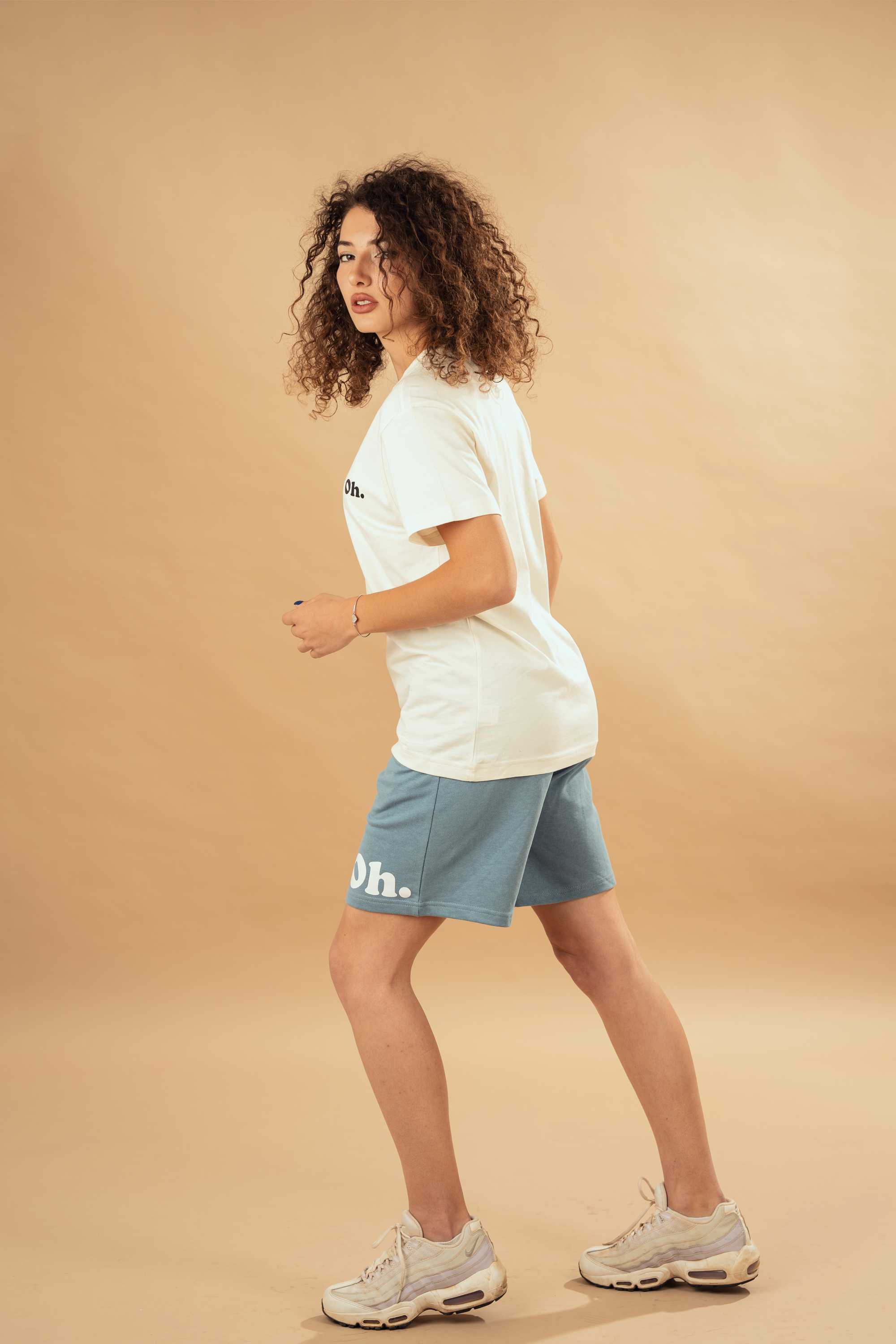 One Harbor Classic Logo Shorts - Cloudy Blue side