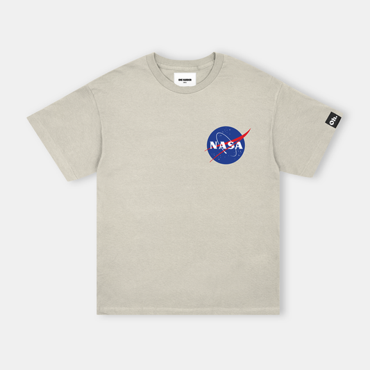 NASA Printed T-Shirt (Cream)