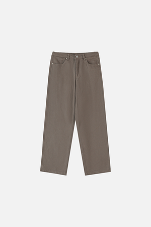 Heavyweight Cotton Straight-Leg Pants