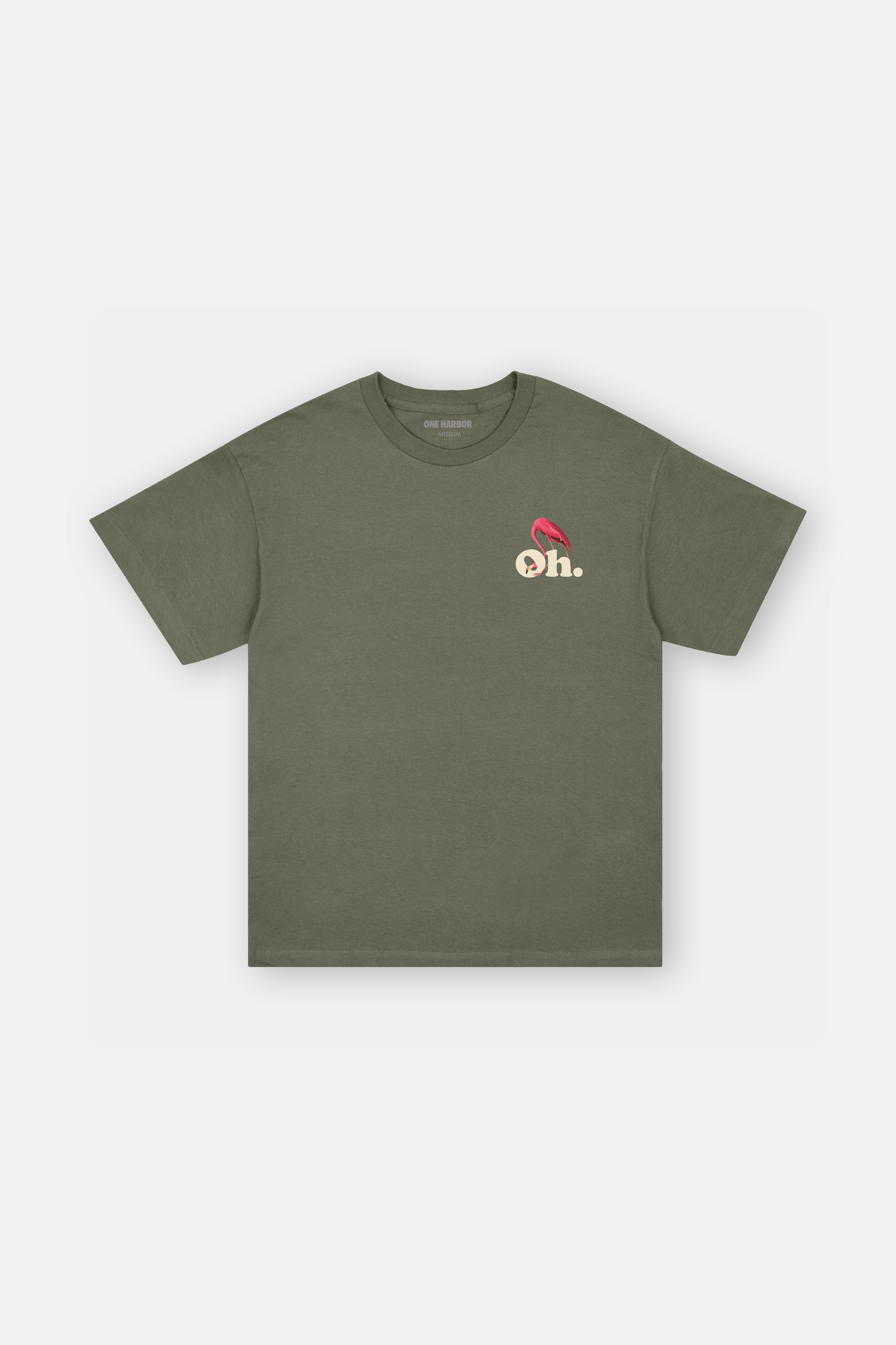 One Harbor Flamingo Tee - front view