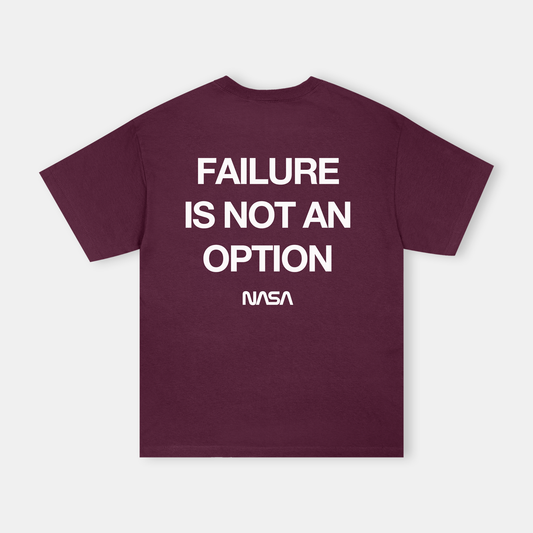 NASA Printed T-Shirt (Maroon)