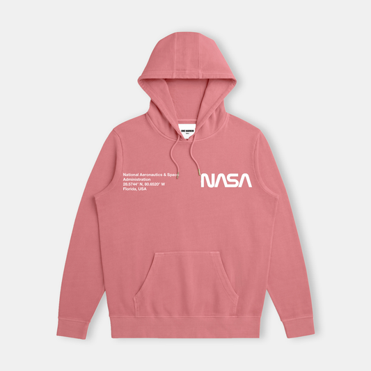 NASA Printed Hoodie (Rosewood)