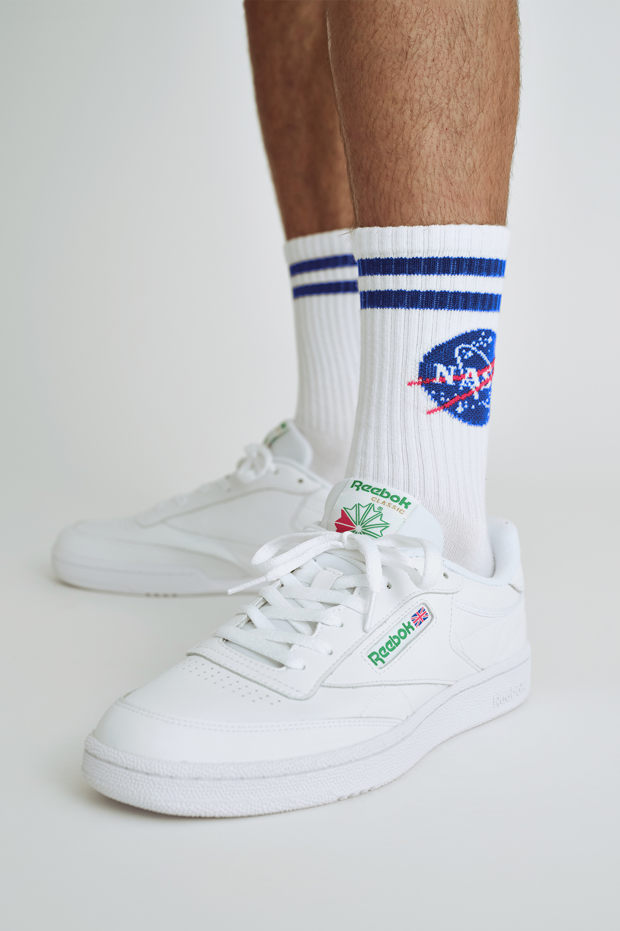 NASA Printed Socks packaging