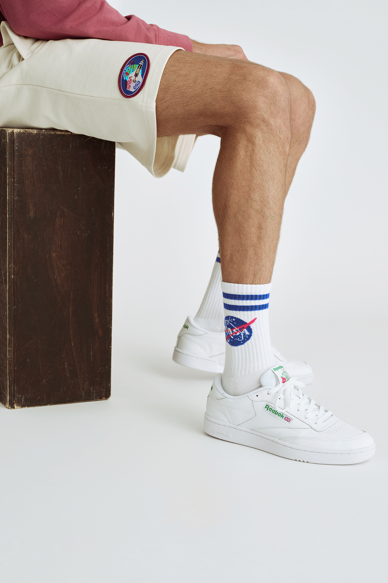 NASA Printed Socks detail