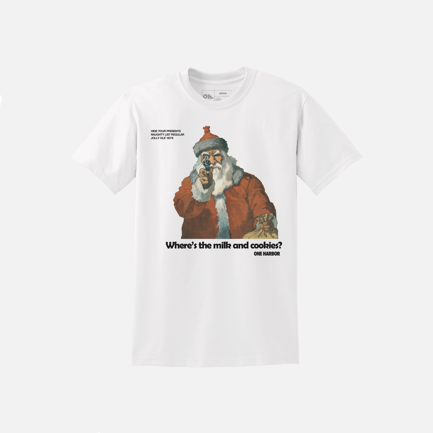 ONE HARBOR Stickup Santa Tee