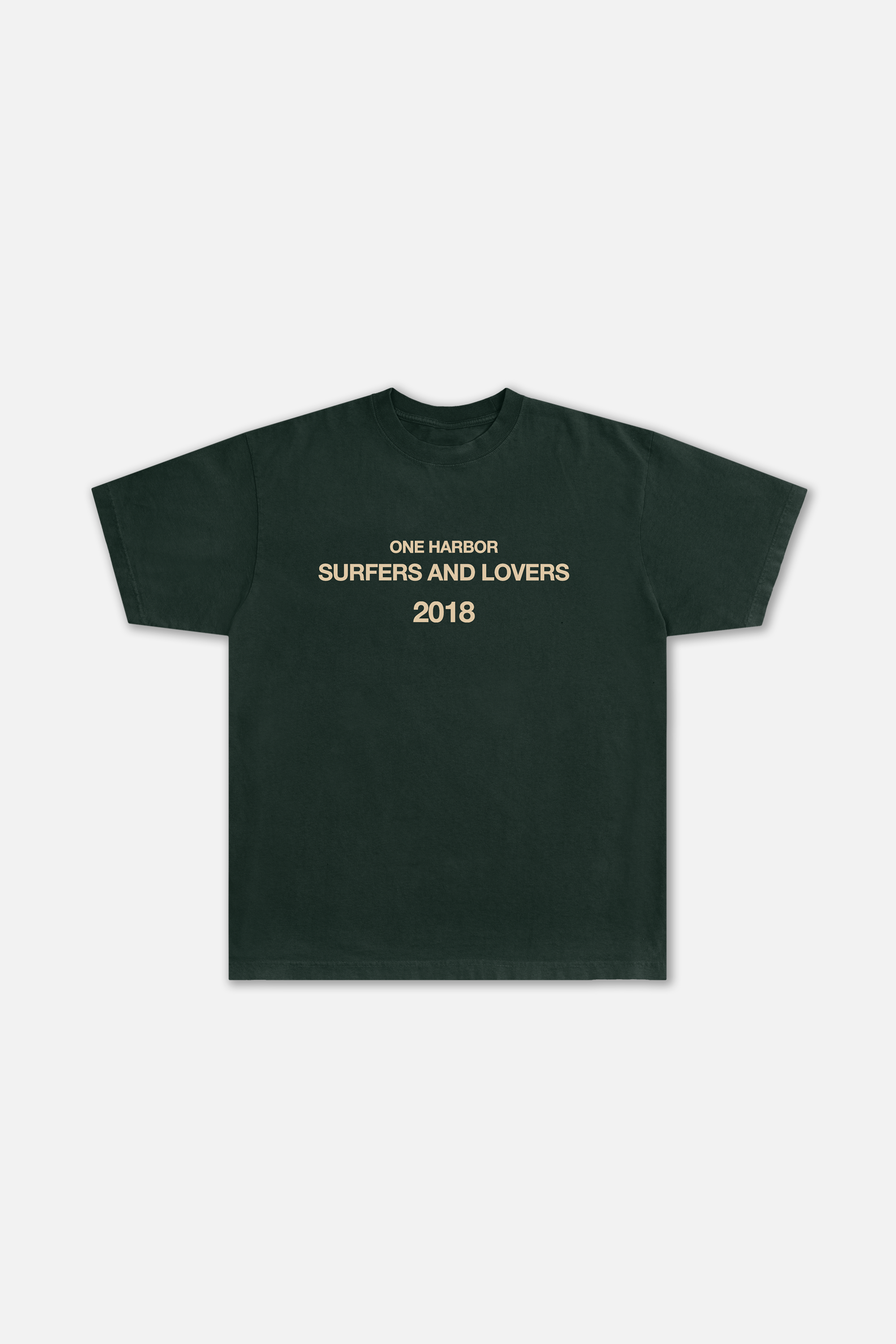 One Harbor Surfers and Lovers Tee - Washed Denim